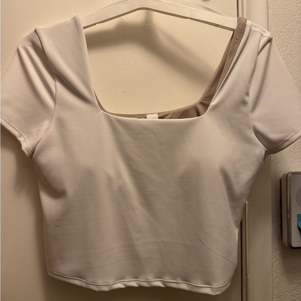 Lululemon Wunder Under Square Neck Shirt